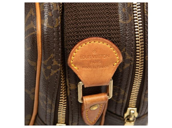 Borsa a tracolla Louis Vuitton Monogram Reporter PM Marrone Monogramma - vista 5