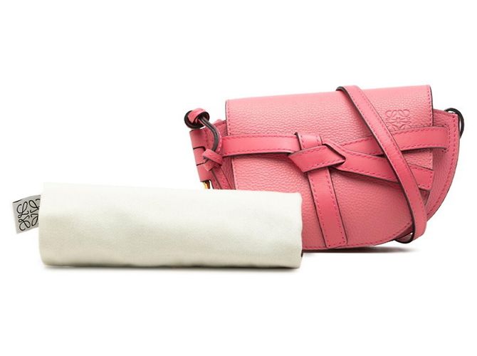 Borsa a tracolla Loewe Gate Mini Rosa - vista 6