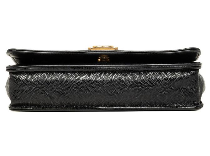 Chanel Coco Mark Matelassé Chain Wallet Schultertasche Schwarz - Ansicht 3