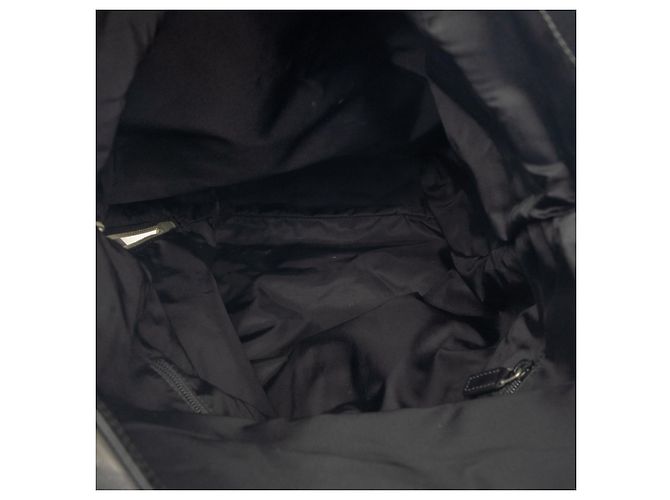 Gucci Sherry Line Fold-over Rucksack Schwarz - Ansicht 8