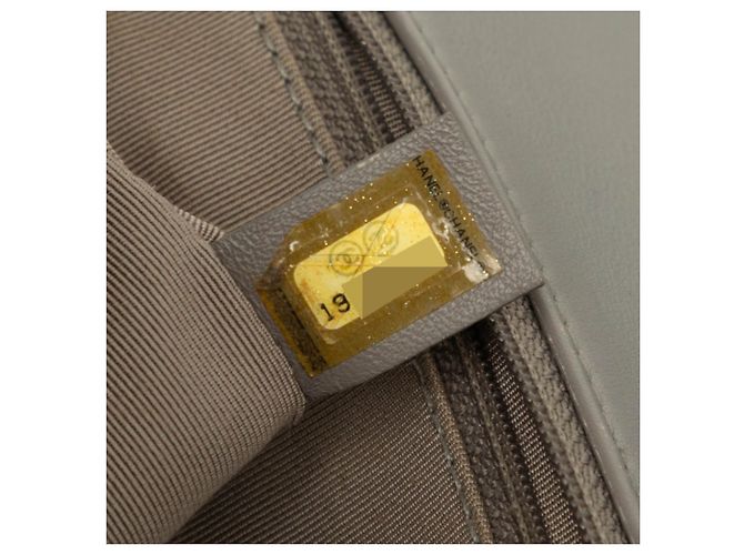 Borsa a tracolla con catena Chanel Coco Mark Boy Matelassé Beige - vista 6
