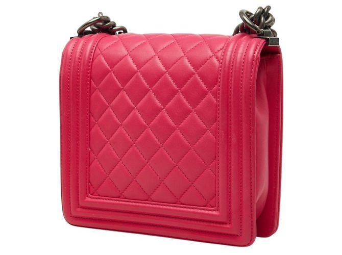 Borsa a tracolla Chanel Boy Coco Mark Chain Rosa - vista 2