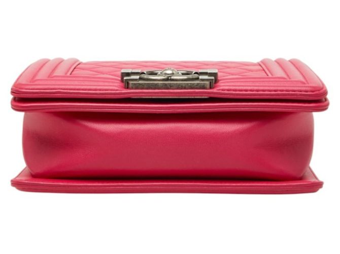 Borsa a tracolla Chanel Boy Coco Mark Chain Rosa - vista 3