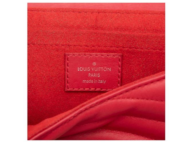 Borsa a catena Louis Vuitton New Wave MM Rosso - vista 5