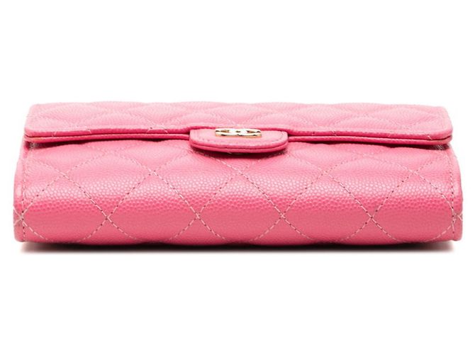 Borsa a tracolla portafoglio Chanel Matelassé Coco Mark Chain Rosa - vista 3