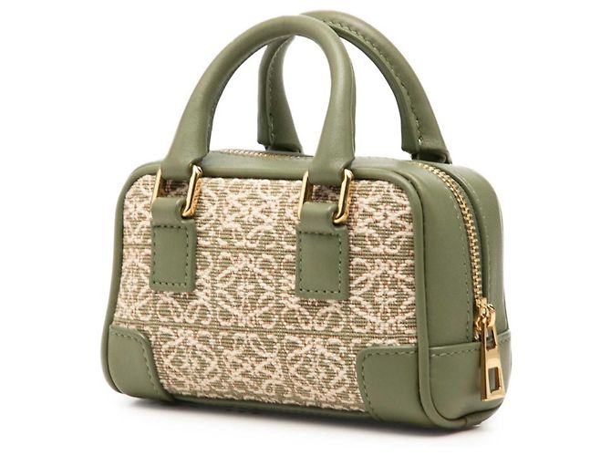 Borsa a mano Loewe Repeat Anagram Amazona 12 Mini Verde - vista 2