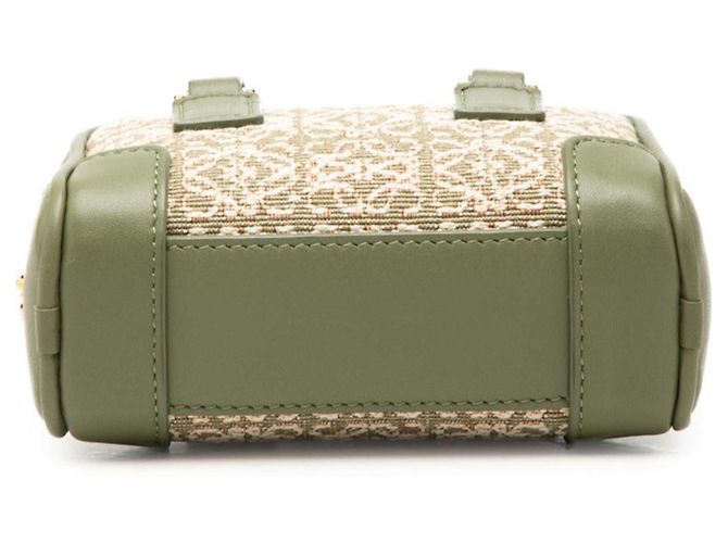 Borsa a mano Loewe Repeat Anagram Amazona 12 Mini Verde - vista 3