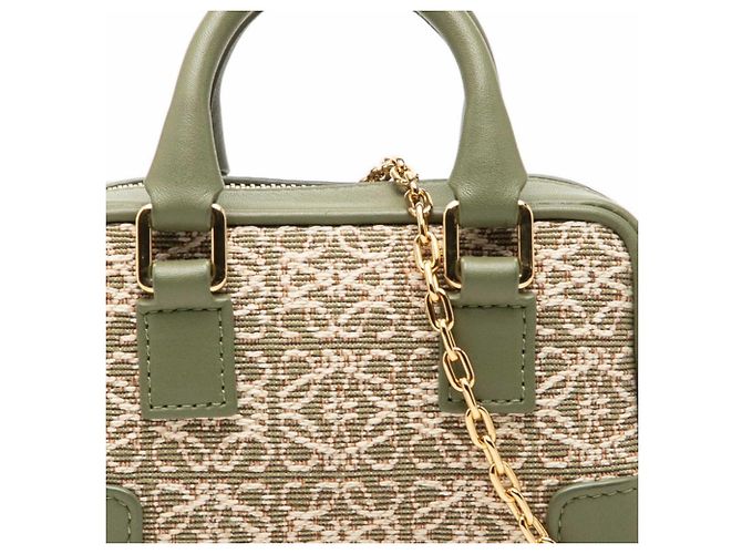 Borsa a mano Loewe Repeat Anagram Amazona 12 Mini Verde - vista 4