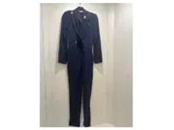Mono Pierre Balmain azul marino abotonado - vista 4