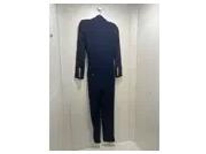 Mono Pierre Balmain azul marino abotonado - vista 5