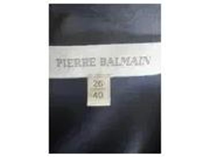 Mono Pierre Balmain azul marino abotonado - vista 6