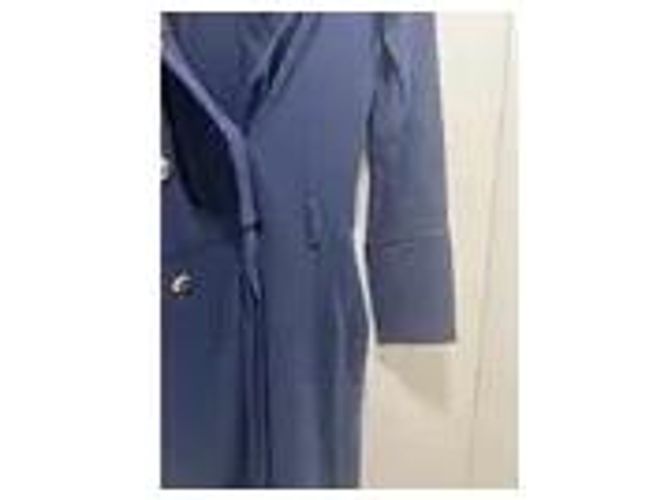 Mono Pierre Balmain azul marino abotonado - vista 7