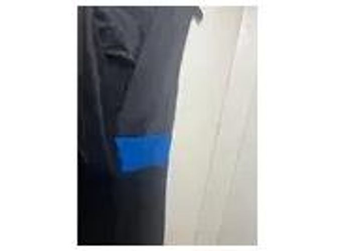 Just Cavalli Langes schwarzes Kleid mit blauem Gürtel Mehrfarben - Ansicht 6