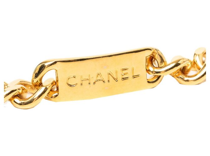 Cambon Chanel Gürtel mit goldplattierter Kette Golden - Ansicht 2