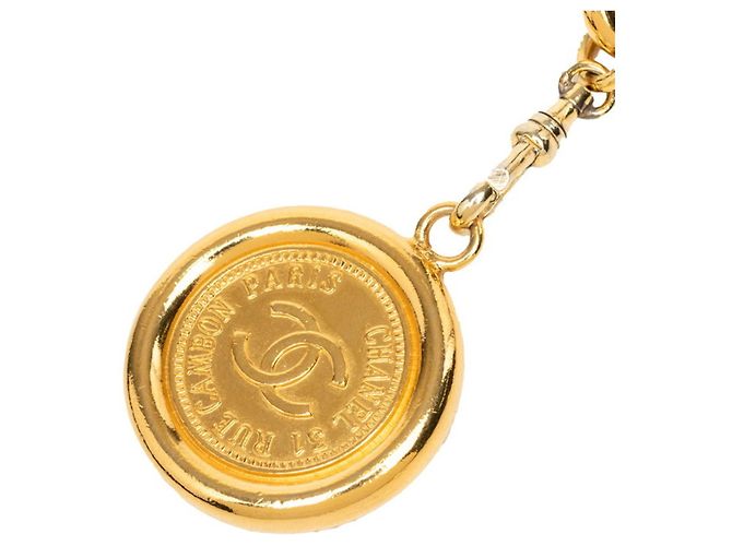 Cambon Chanel Gürtel mit goldplattierter Kette Golden - Ansicht 5