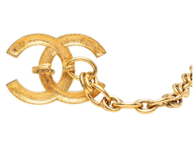Chanel Coco Mark Kettengürtel vergoldet Golden - Ansicht 4