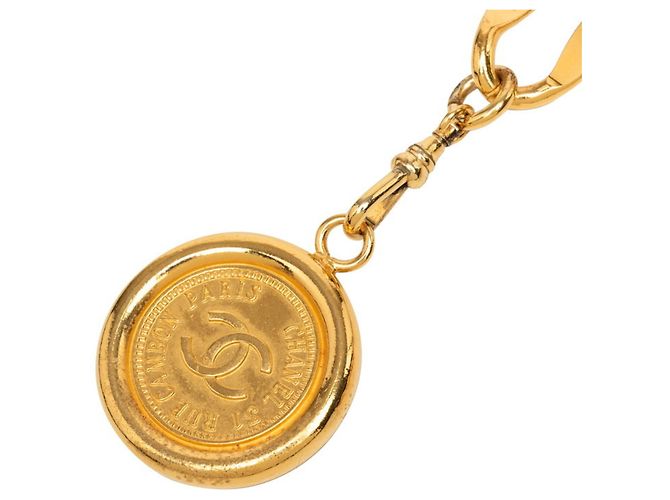 Cambon Chanel Gürtel mit goldplattierter Kette Golden - Ansicht 2