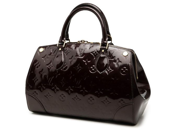 Borsa Louis Vuitton Monogram Vernis Santa Monica Bordò Porpora Monogramma - vista 2