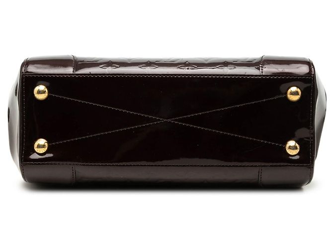 Borsa Louis Vuitton Monogram Vernis Santa Monica Bordò Porpora Monogramma - vista 3