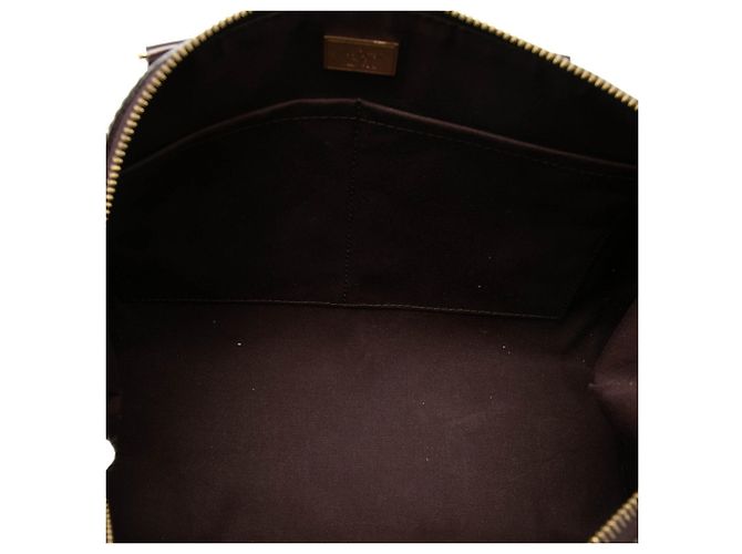 Borsa Louis Vuitton Monogram Vernis Santa Monica Bordò Porpora Monogramma - vista 4