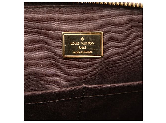 Borsa Louis Vuitton Monogram Vernis Santa Monica Bordò Porpora Monogramma - vista 5