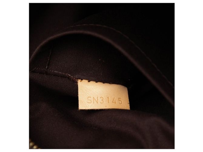 Borsa Louis Vuitton Monogram Vernis Santa Monica Bordò Porpora Monogramma - vista 6