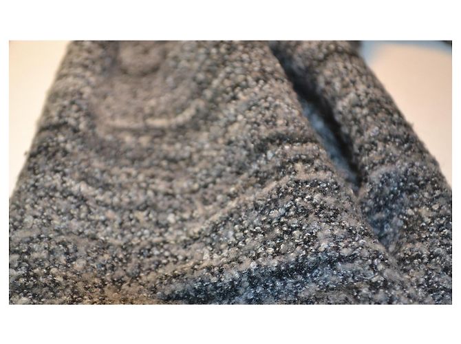 Sciarpa Missoni in misto lana grigia Nero Grigio - vista 6