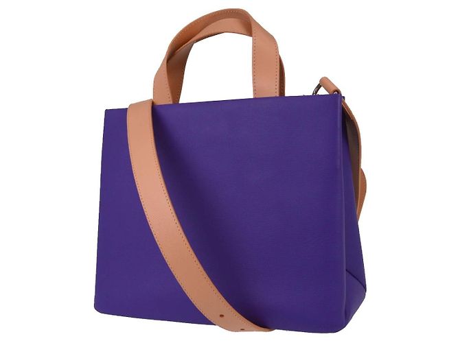 Louis Vuitton Shopper Leather Mini Porpora - vista 2