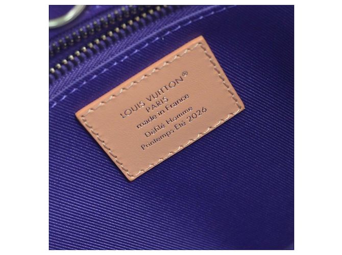 Louis Vuitton Shopper Leather Mini Porpora - vista 4