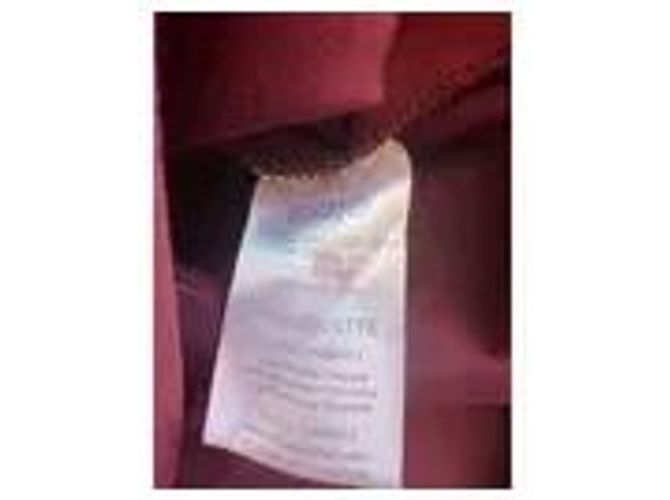 Vestido Maje burdeos con inserciones de malla - vista 11
