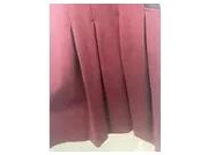 Vestido Maje burdeos con inserciones de malla - vista 13