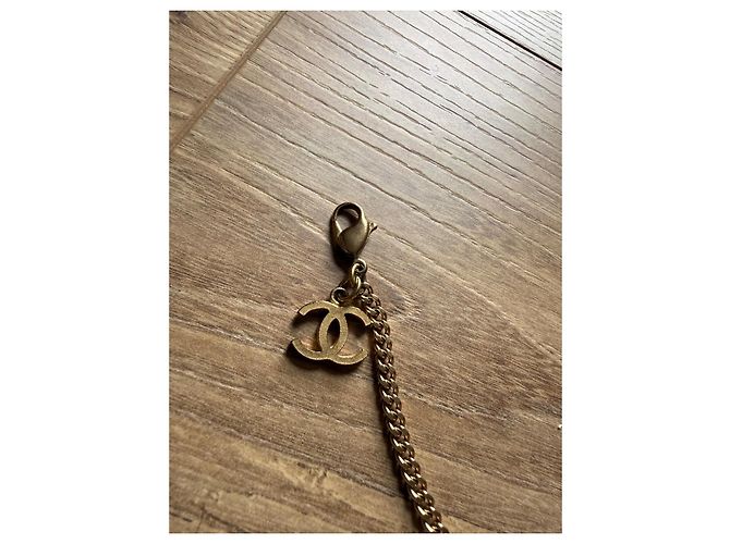 Chanel Cadena para gafas en metal dorado - vista 3