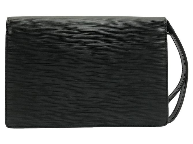 Louis Vuitton Epi Pochette Sellier Dragonne M52762 Nero - vista 2