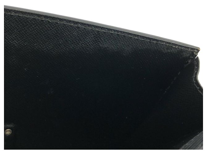 Louis Vuitton Epi Pochette Sellier Dragonne M52762 Nero - vista 7