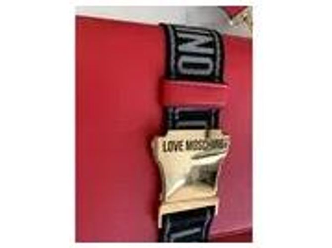 Borsa a tracolla in pelle rossa Love Moschino Rosso - vista 2