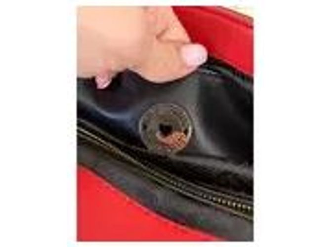 Borsa a tracolla in pelle rossa Love Moschino Rosso - vista 4