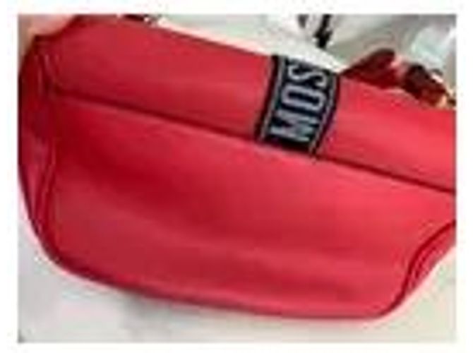 Borsa a tracolla in pelle rossa Love Moschino Rosso - vista 5