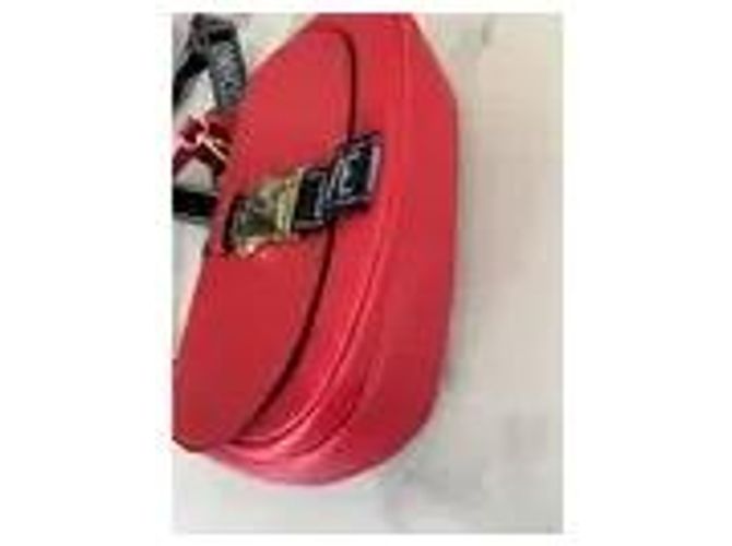 Borsa a tracolla in pelle rossa Love Moschino Rosso - vista 6