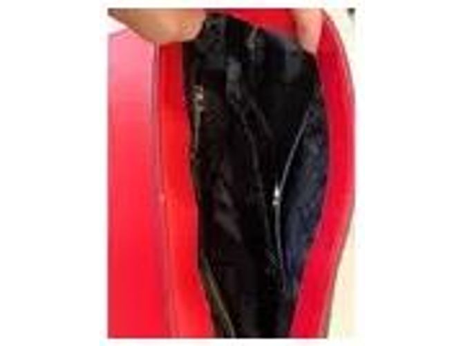 Borsa a tracolla in pelle rossa Love Moschino Rosso - vista 8