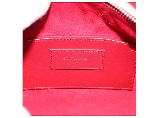Saint Laurent Classic Baby Duffle Leather Rosso - vista 6