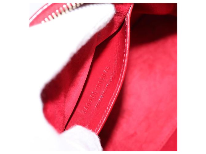 Saint Laurent Classic Baby Duffle Leather Rosso - vista 7