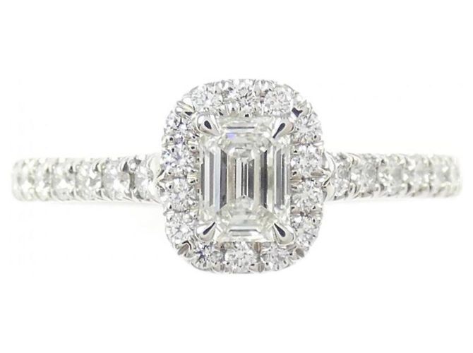 Tiffany & Co. Soleste Ring mit Smaragdschliff - Ansicht 2