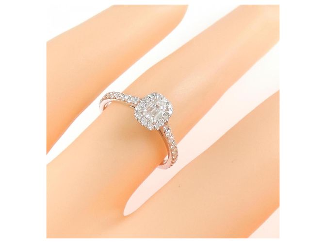 Tiffany & Co. Soleste Ring mit Smaragdschliff - Ansicht 5