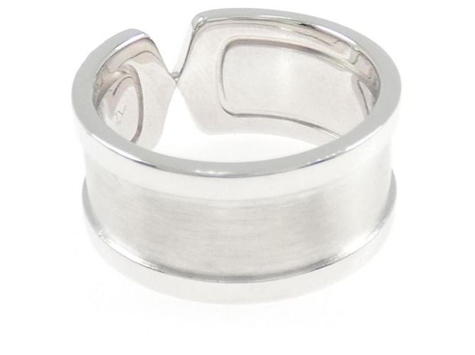 Cartier C2 Large Band Ring in Weißgold - Ansicht 3