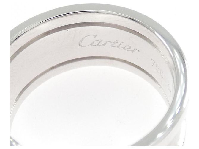 Cartier C2 Large Band Ring in Weißgold - Ansicht 4