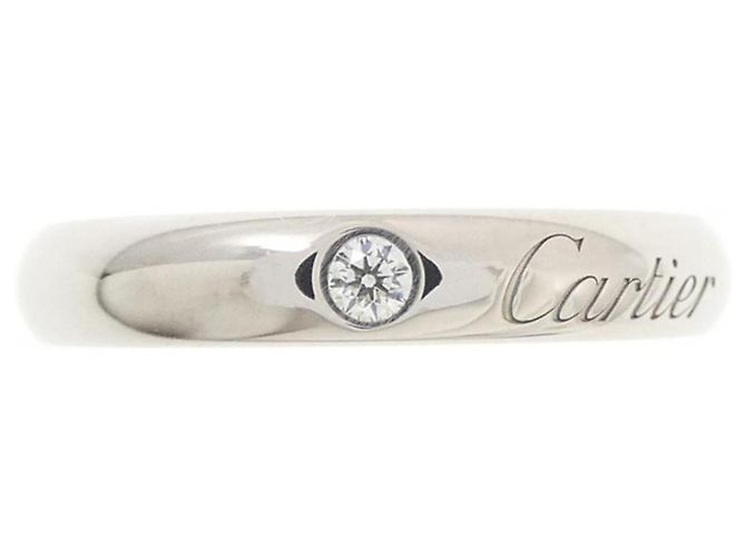 Cartier C Ehering aus Platin 950 - Ansicht 2