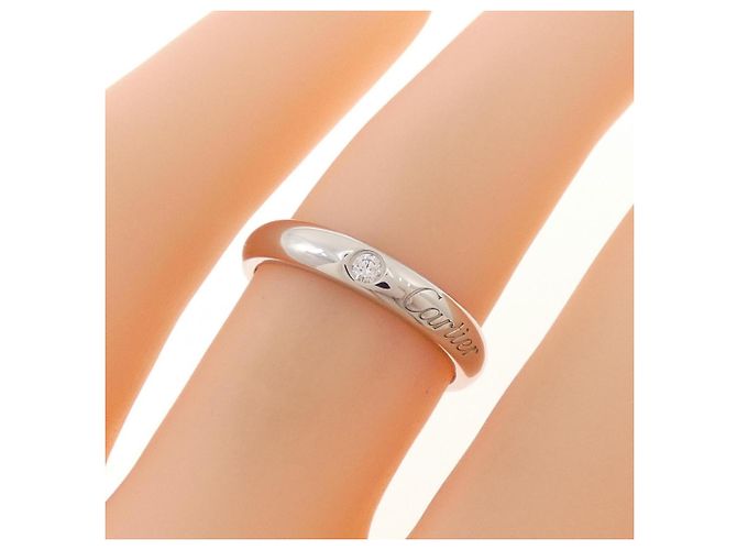 Cartier C Ehering aus Platin 950 - Ansicht 5