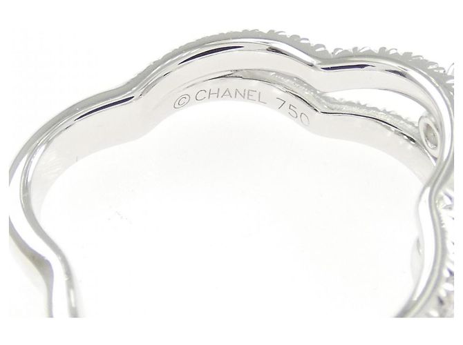 Chanel Camélia Ring in Weißgold Golden - Ansicht 4