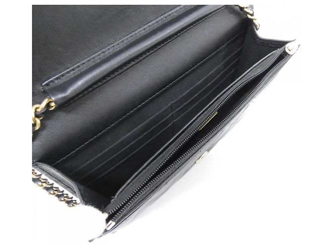 Catena per portafoglio Chanel Timeless Classic Line AP0250 Nero - vista 9
