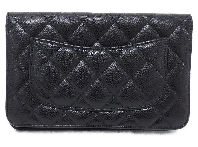Portafoglio con catena Chanel Timeless Classic Line Nero - vista 2